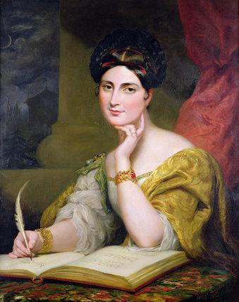 Portrait of Caroline Norton - activist, author, poet, playwright