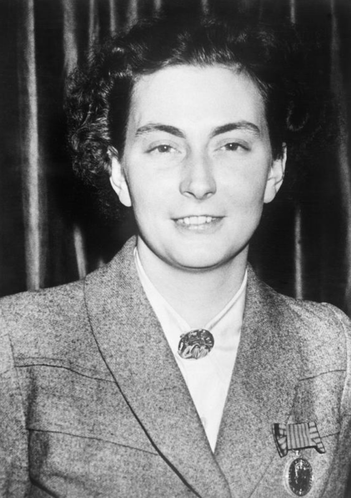 Photo of Andrée De Jongh - founder of The Comet Line which helped Jewish Refugees and Allied Soldiers escape from Nazi-occupied Belgium